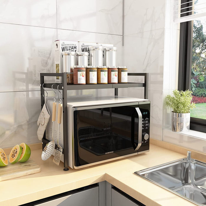 1 Tier Expandable Microwave Oven Rack