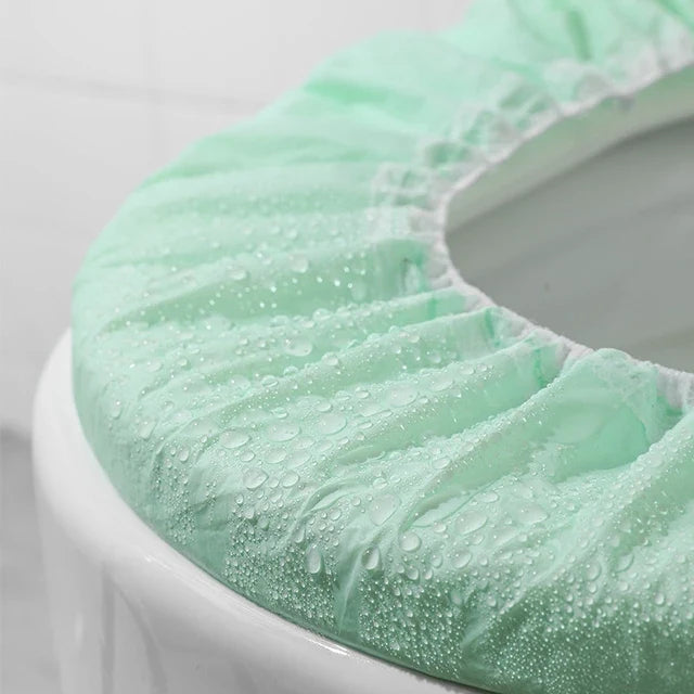 10 Pcs Disposable Waterproof Double-layer Portable Toilet Seat Cover
