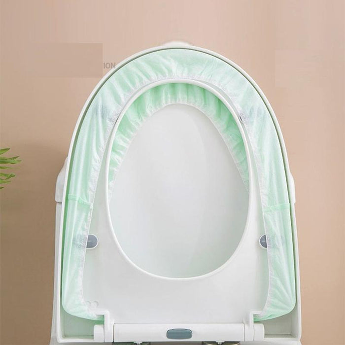 10 Pcs Disposable Waterproof Double-layer Portable Toilet Seat Cover