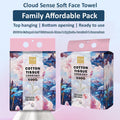 Showcasing Cotton Disposable Dry Tissue Wipes with its details
