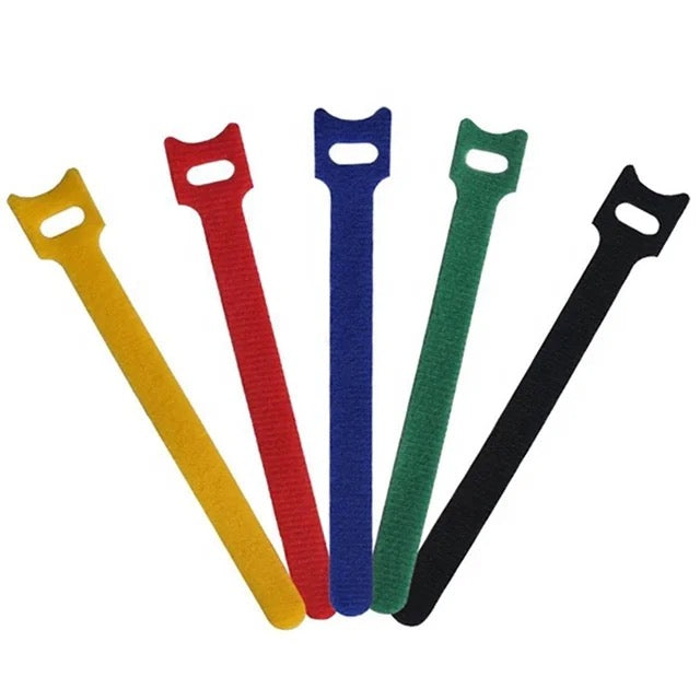 Reusable Wire and Cable Ties Strap - Product display in all color variants