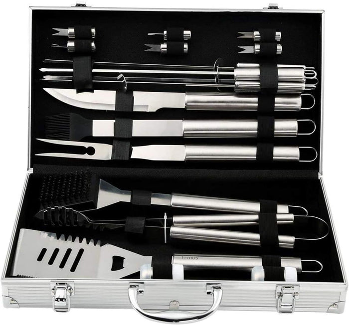 18 Pcs BBQ Griddle Tools Set, Flat Top Barbeque Grill Cooking Kit