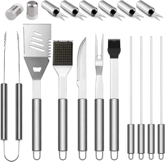 18 Pcs BBQ Griddle Tools Set, Flat Top Barbeque Grill Cooking Kit