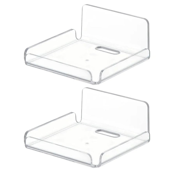 2 Pcs Wall Mounted Mini Storage Rack.