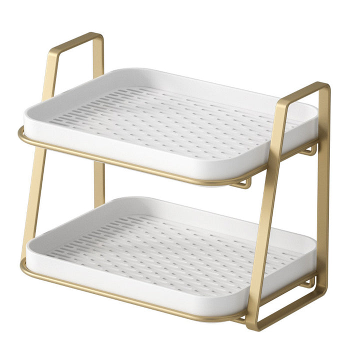 2 Tier Multifunctional Kitchen Storage Rack