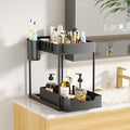 2 Tier Under Sink Organizer in bathroom