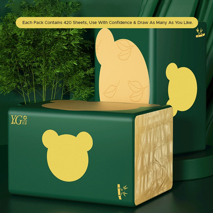 Bamboo Pulp Natural Tissue Paper.