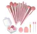 22Pcs Makeup Tools Set all in a lovely  pink color