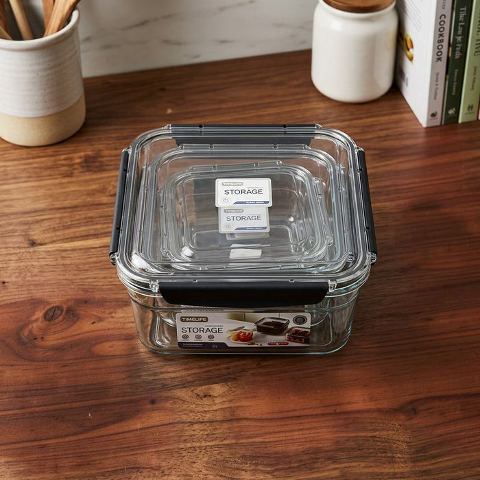 3-Piece Airtight Food Storage Container Set.