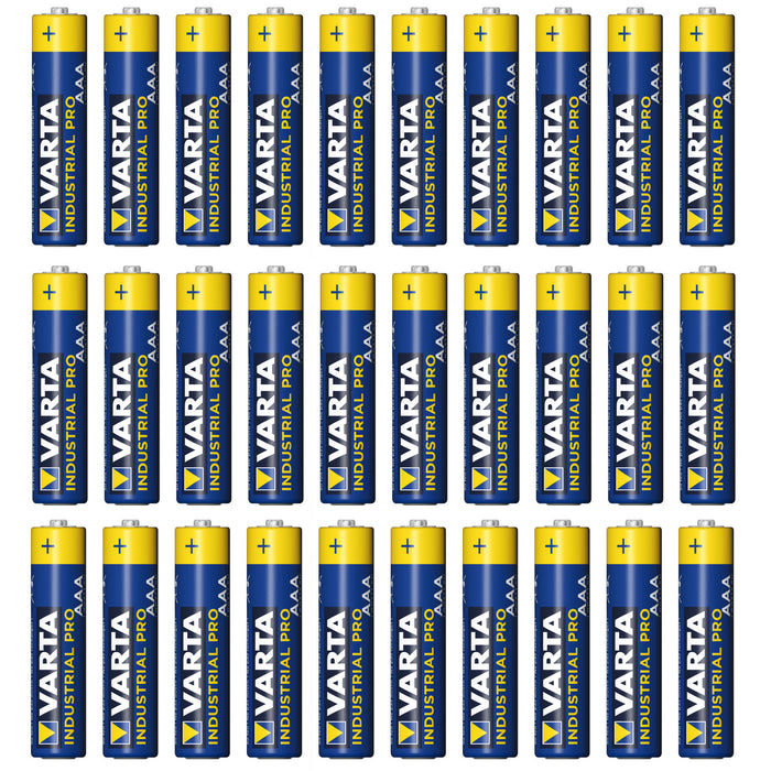 30x R-03 LR03 AAA alkaline battery Varta Industrial 4003