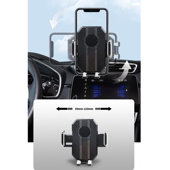 360° Rotating Super Adsorption Adjustable Magnetic Car Phone Holder placed in the car