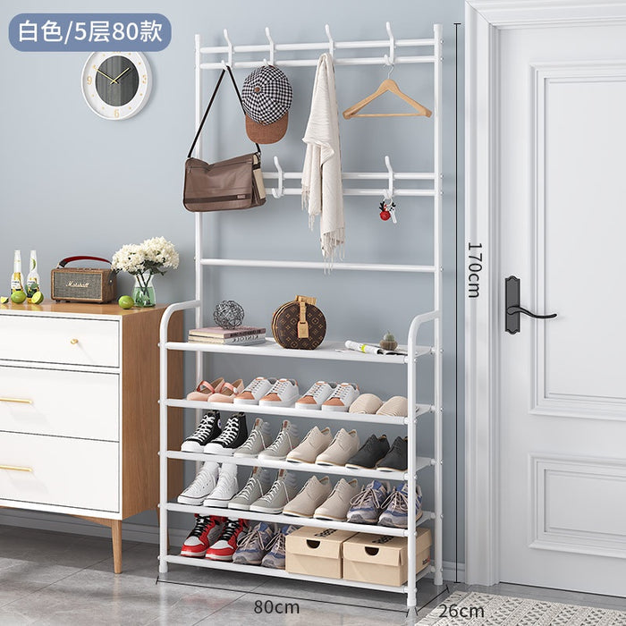 3in1 Multifunctional Hall Tree Shoe Rack with Storage Organizer