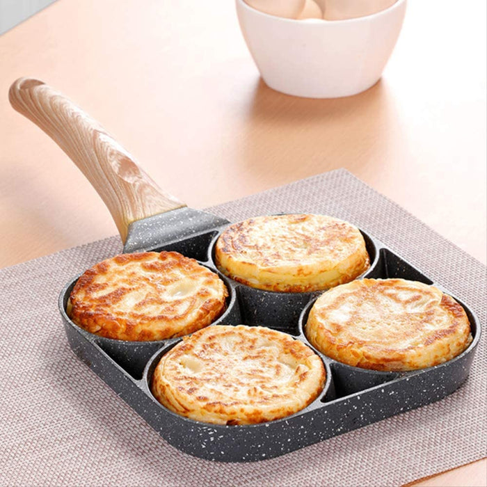 pancake made in 4 egg hole pan