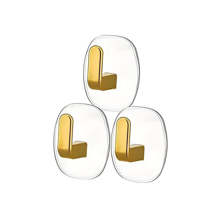 4 Pcs Water Ripple Adhesive Wall Hook.