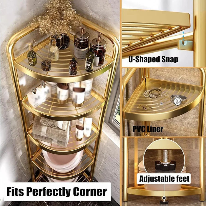 Parts Of 5-Tier Corner Storage Rack.