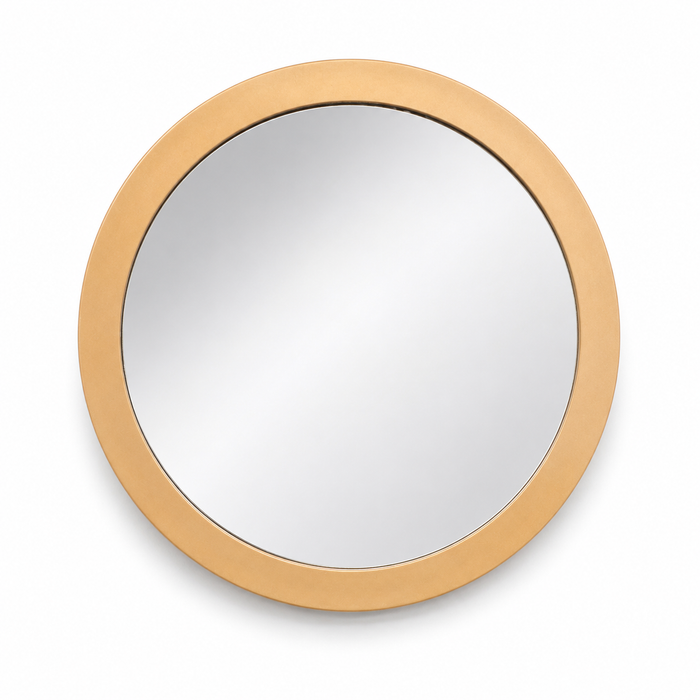 5X Magnifying Mirror with a gold frame on a white background