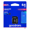 64GB microSD memory card with class 10 adapter Goodram