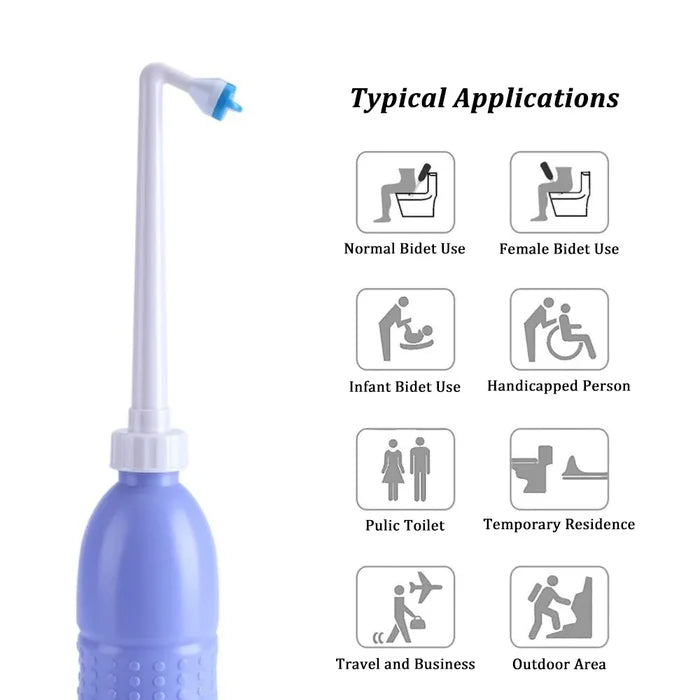 650ml Handheld Washing Portable Travel Bidet (Portable Shattaf)