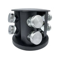 8/12 Spice Jars Carousel Stainless Steel Rotating Spice Rack