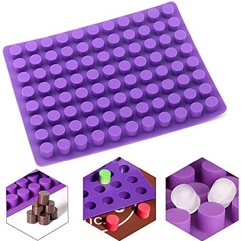 88 Cavities Mini Round Cheese Cakes Baking Silicone Molds