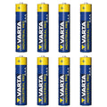 8x R-03 LR03 AAA alkaline battery Varta Industrial 4003