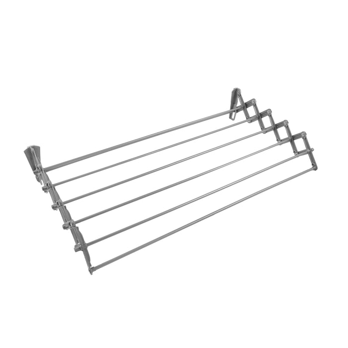 ABJ 80 cm Wall-Mounted Accordion Laundry Dryer in grey: Stylish, Space-Saving, and Efficient Drying Solution