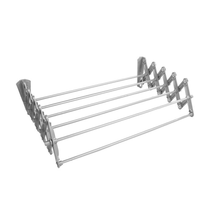 ABJ Wall-Mounted Accordion Laundry Dryer, grey, 50 cm: Space-Saving, Stylish, and Efficient Drying Solution
