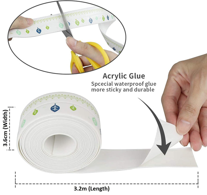 Adhesive Tape for Kitchen Sink with its size