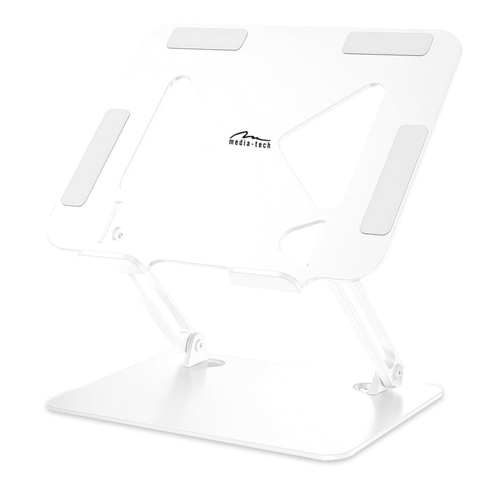 Adjustable, ergonomic laptop stand for 10-17 inch laptops LAPTOP STAND MT2661W, Mediatech