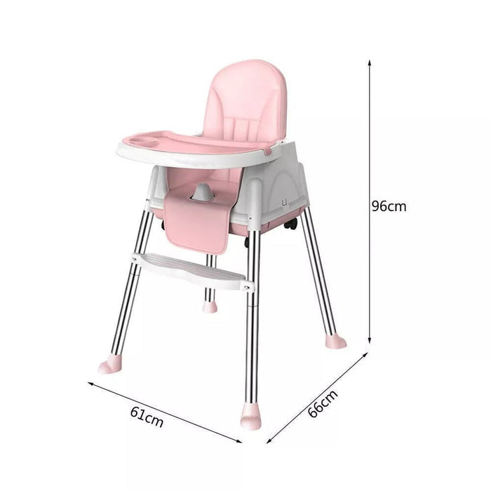 Size Of Adjustable Kids Multi-functional Feeding Chair.