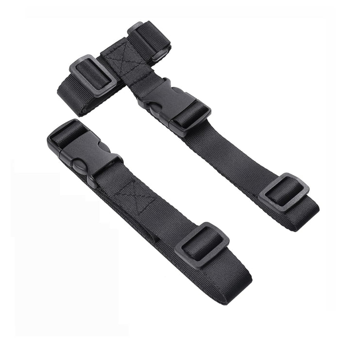 Adjustable Luggage Strap with buckles on a white background