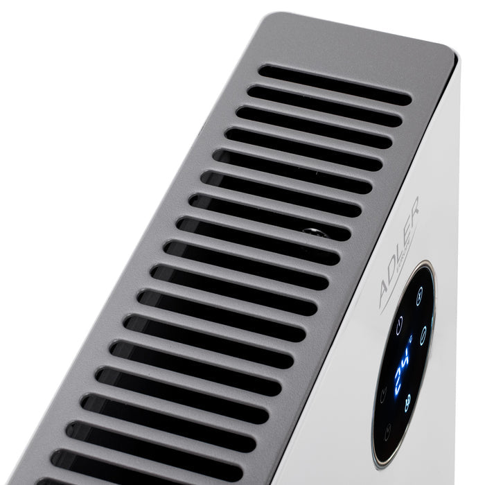 Adler convector heater, LED display, remote control, 3 heating levels, thermostat, max 2000W, AD 7752