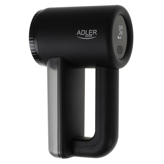 Adler fabric shaver, LCD display, 3 operating speeds, black, AD 9617 black