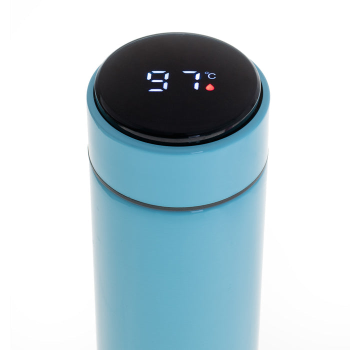 Adler thermos flask, LED touch display, capacity 473 ml, blue, AD 4506