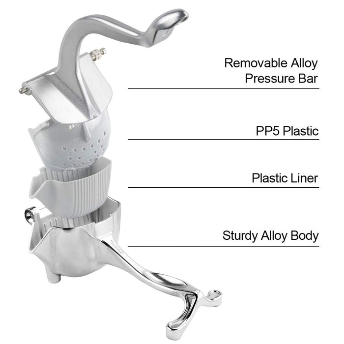 Aluminum Alloy Manual Lemon with different features