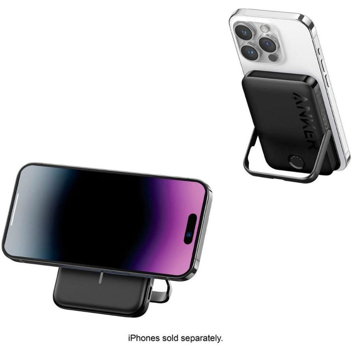 ANKER MagGO Power Bank is Used as Mobile Phone Stand.