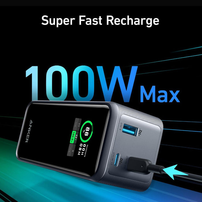 Anker Prime 20,000mAh Power Bank (200W), Multi-Device Fast Charging - A133601.