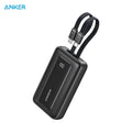 Anker Zolo Power Bank (10,000mAh, 30W, Built-In USB-C & Lightning Cables).