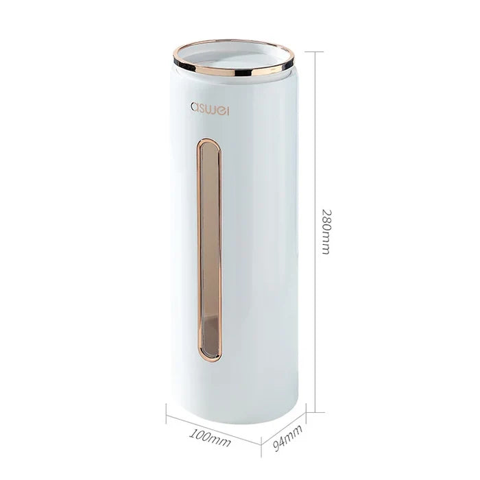 Wall Mounted Disposable Cup Storage - size