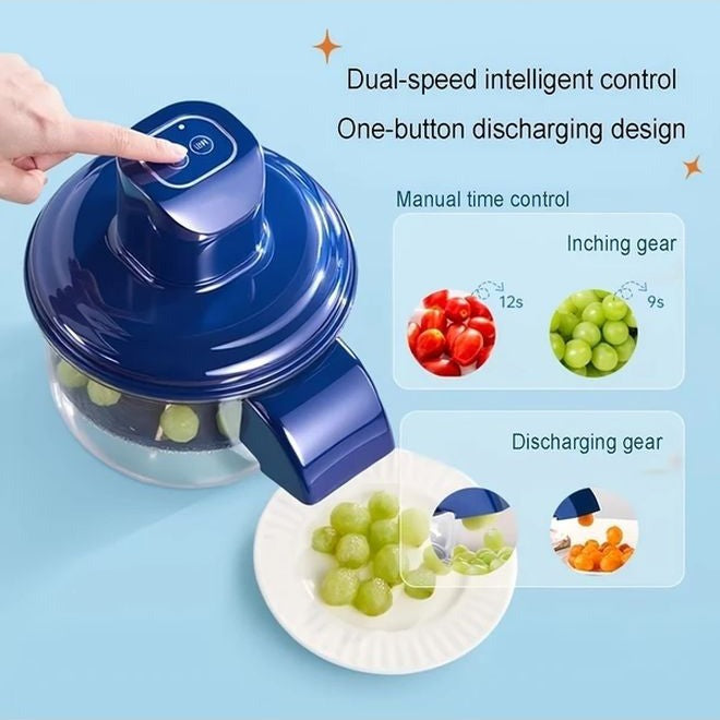 Automatic Electric Fruit & Vegetable Peeler Machine,Rechargeable One-Touch Peeling Device