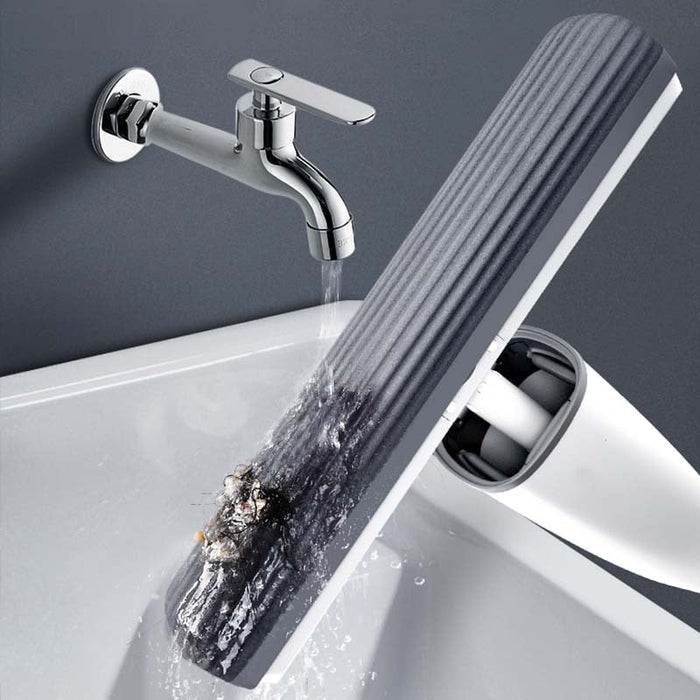 Automatic Self-Wringing Free Hand 180° Rotating Flat Mop