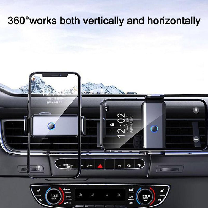 Automatic Sensor Intelligent Car Mobile Phone Holder placed in the car