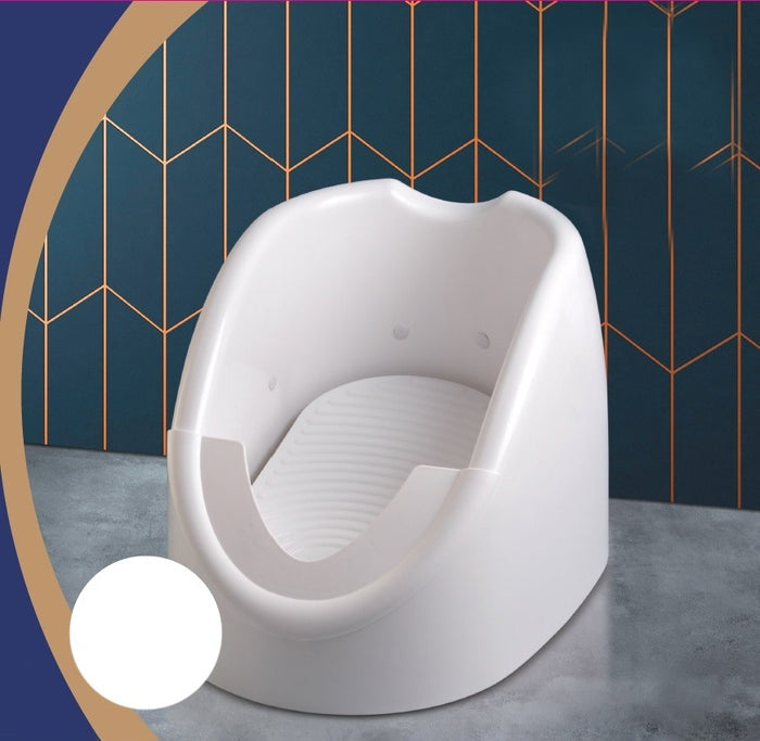 A Automatic Wudu Foot Washer Basin.
