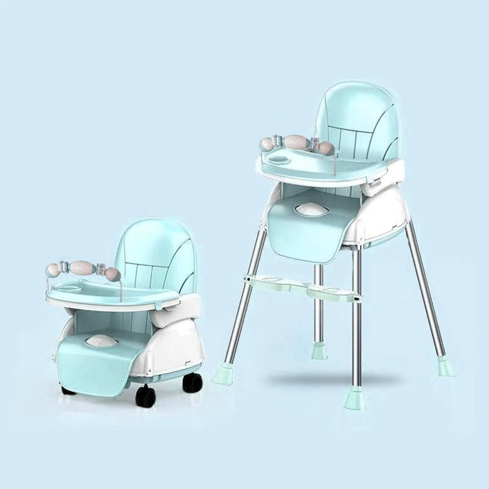 Baby Feeding High Chair in Green Color.