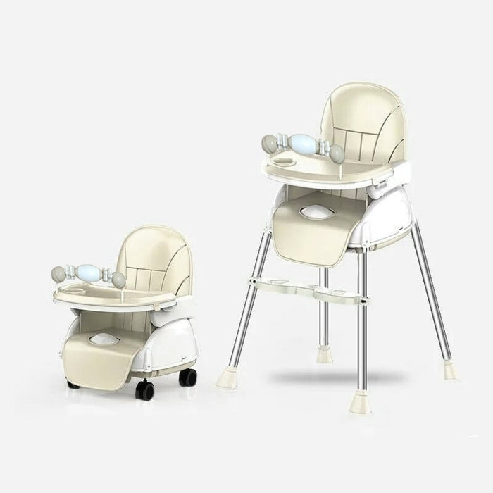 Baby Feeding High Chair in Off White Color.