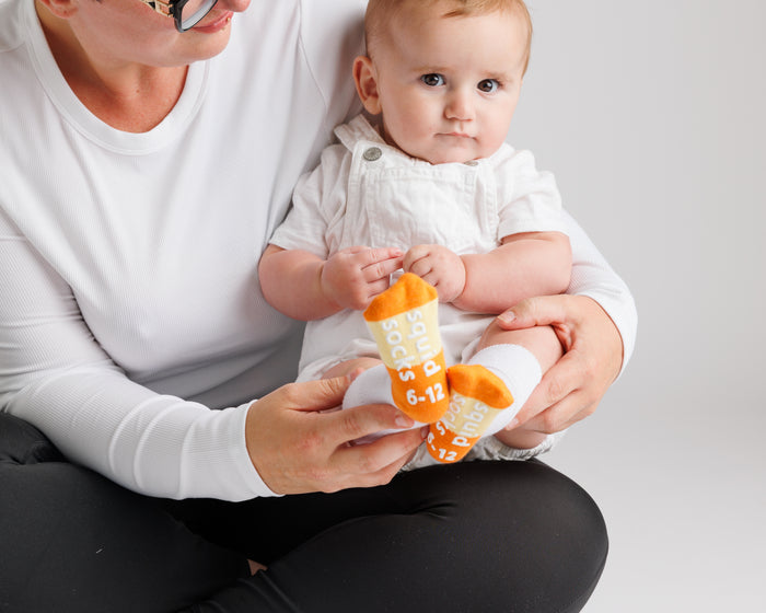 Baby & Kids Grip Socks, Candy Corn, 3-Pack
