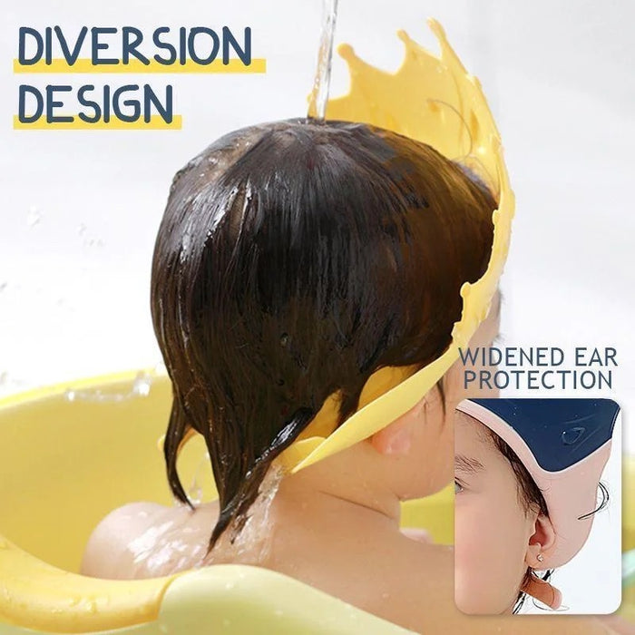 Baby shampoo cap with a diverse design