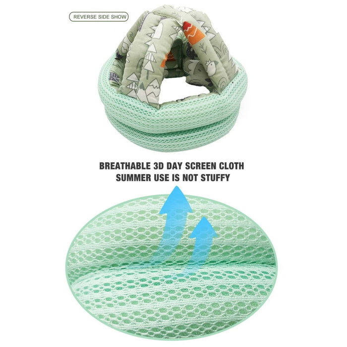 Image showcasing Baby Walking Cap by exposing it's material