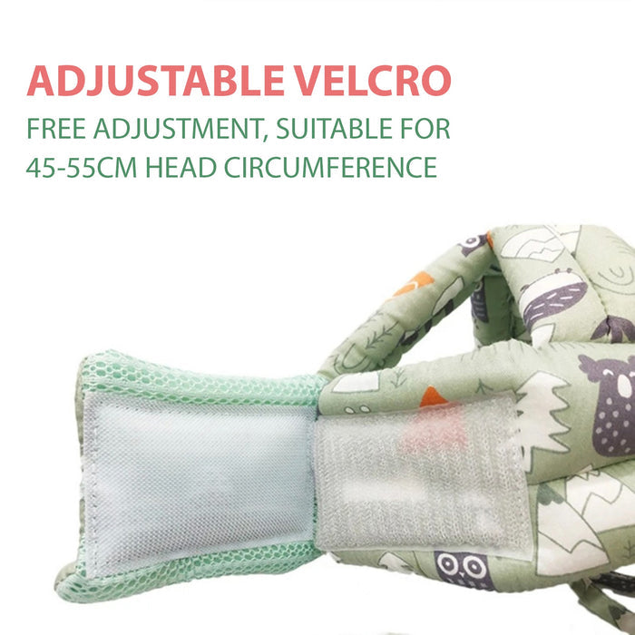Displaying the flexibility of Baby Walking Cap