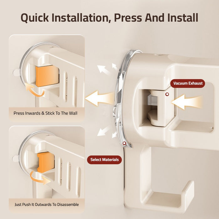 Installation Method Of a Bathroom shelf rack.